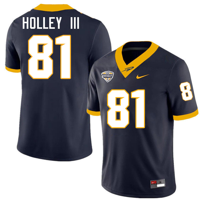 Eric Holley III Toledo Jersey,Toledo Rockets College Football Jersey Youth College-Navy